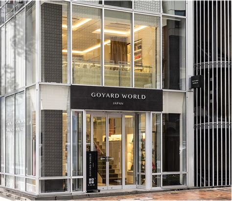 goyard stores worldwide|Goyard japan store.